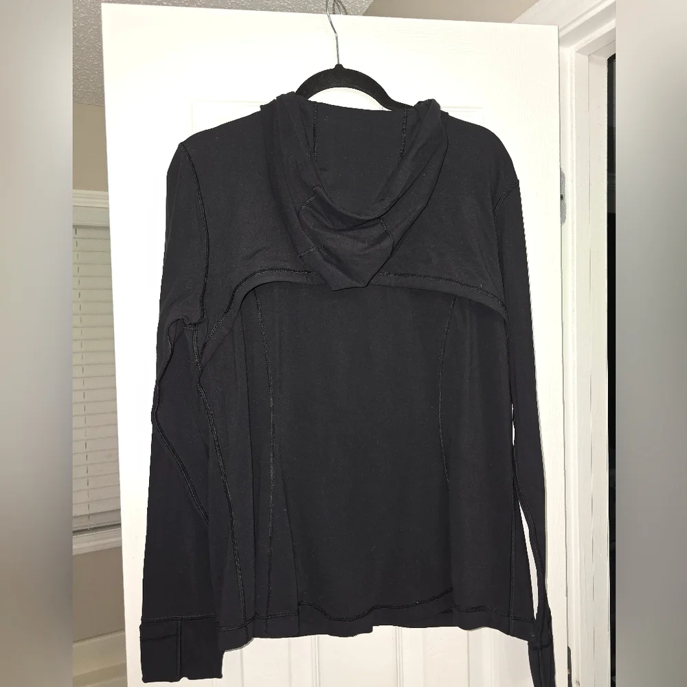 Women's Black Lululemon Hooded Define Jacket Size 18 - Picture 9 of 9